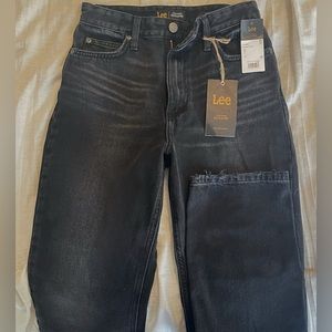 LEE Black Straight Leg Jeans
